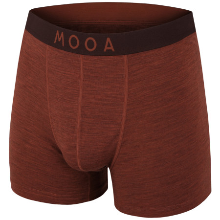 MOOA MerinoSilk 4in férfi boxer narancs cinnamon melange
