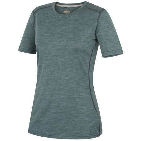MOOA Merino Lyolite 150 Short női póló türkiz dusty teal