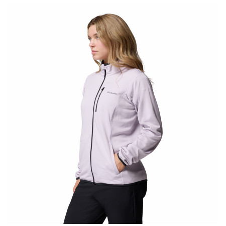 Columbia Essential Hike™ Grid Fleece Full Zip női pulóver lila Lavender Pearl, Black