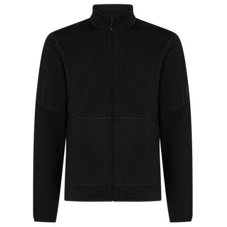 Icebreaker M Mer 400 RealFleece Descender LS Z férfi pulóver fekete Black