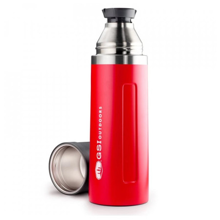 GSI Outdoors Glacier Stainless Vacuum Bottle 1l termosz piros red