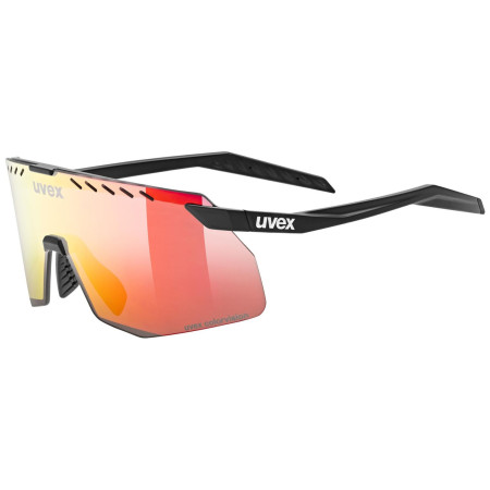 Uvex Pace Stage S Cv napszemüveg fekete/piros Black Matt/Mir.Red
