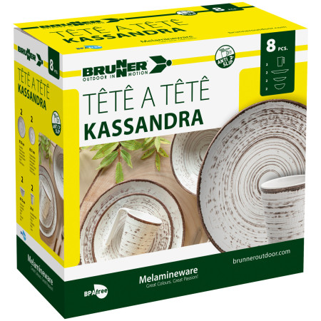 Brunner Set tête-à-tête Kassandra 8 pcs edénykészlet