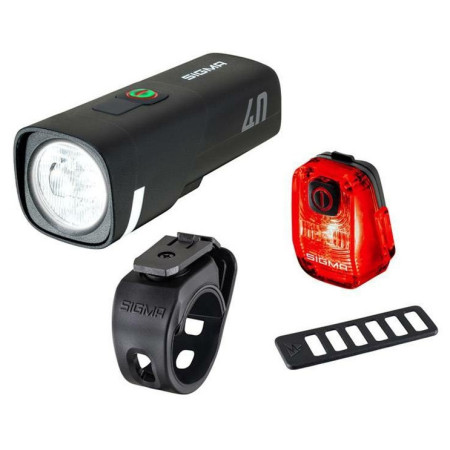 Sigma Aura 40 + Hiro 10 kerékpár lámpa szett