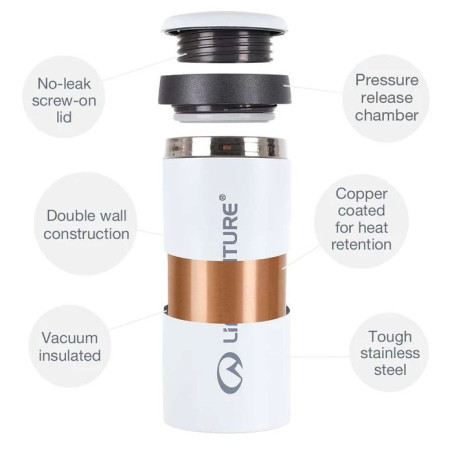 LifeVenture One Touch Thermal Mug 350 ml thermo bögre