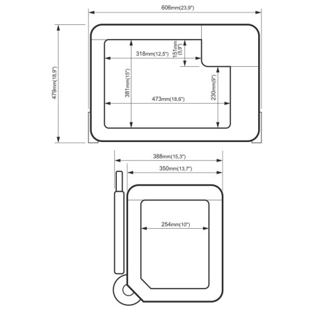 Yolco BCX40 kompresszoros hűtőláda