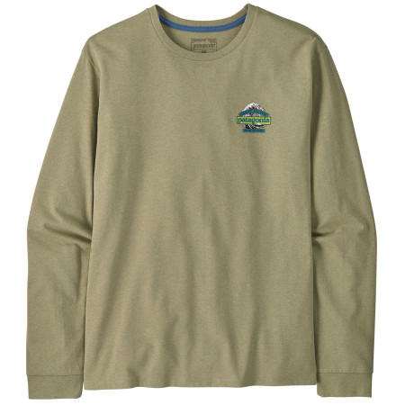 Patagonia Long-Sleeved Great Waves Responsibili-Tee férfi póló zöld Gumtree Green