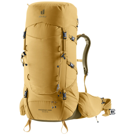 Deuter Aircontact Core 45+10 SL női túrahátizsák világos barna savanna-nori