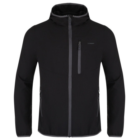 Férfi kabát Loap Uragano fekete/szürke