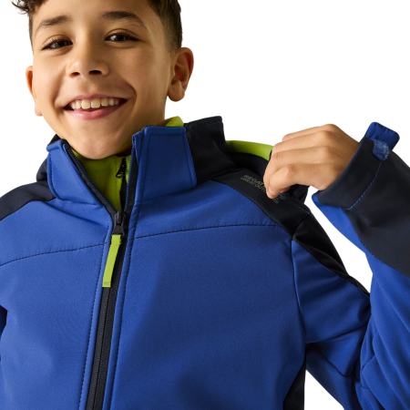 Regatta Haydenbury Navy/Olympian Blue gyerek softshell kabát
