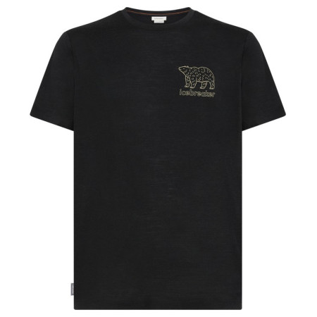 Icebreaker M 150 Tech Lite SS Tee Forest Footsc férfi funkcionális póló fekete Black