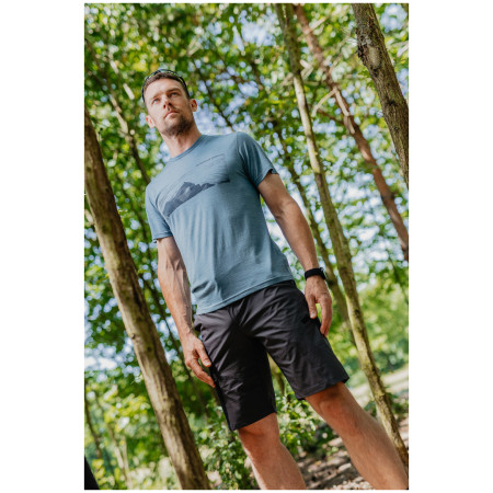 MOOA Merino Lyolite Highlander 150 Short férfi póló