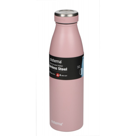 Termosz Sistema Stainless Steel 500 ml rózsaszín