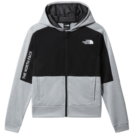 Női pulóver The North Face Ma Full Zip Fleece - Eu szürke/fekete
