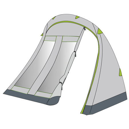 Coleman Porch with closure 6 P tent rendezvénysátor oldalelem szürke