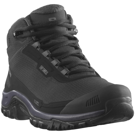 Salomon Shelter Waterproof női téli cipő fekete Black / Nine Iron / Excalibur