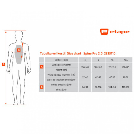 Etape SPINE PRO 2.0 gerincvédő