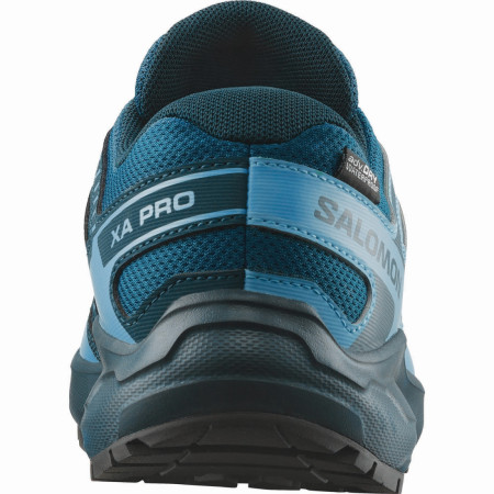 Salomon Xa Pro Wp J Mykonos Blue gyerek cipő