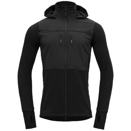 Devold Herøy Hybrid Merino Jkt Man férfi softshell kabát fekete