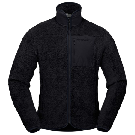 Norrona femund warm3 Jacket férfi pulóver fekete Caviar Black