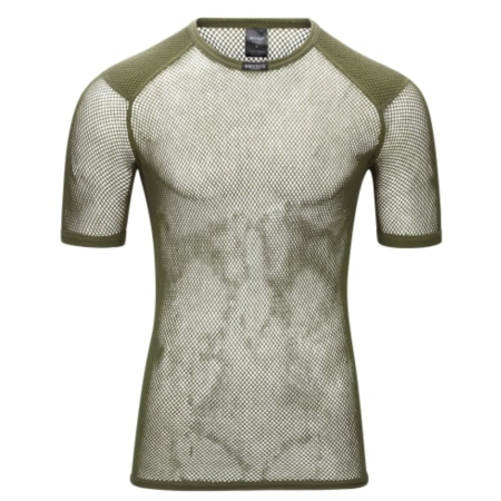Brynje of Norway Tactical Wool Thermo T-Shirt w/inlay férfi póló zöld Olive Green