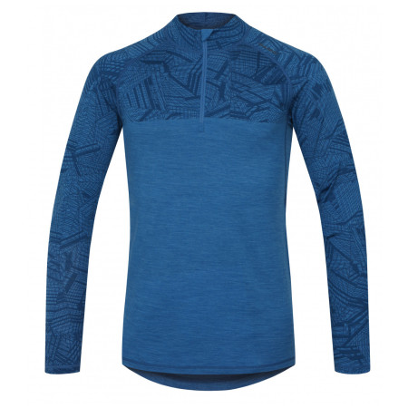 Férfi thermo ruházat Husky Merino 100 Dl. Rukáv Zip M sötétkék