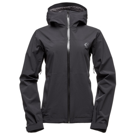 Női kabát Black Diamond Stormline Stretch Rain Shell fekete