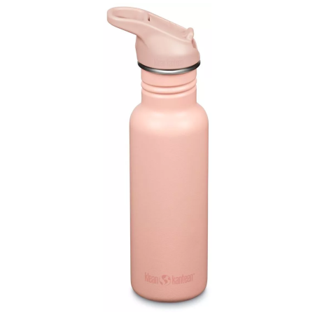 Klean Kanteen Classic Narrow 18oz (w/Flip Seal Sport) rozsdamentes acél palack rózsaszín Peach Parfait