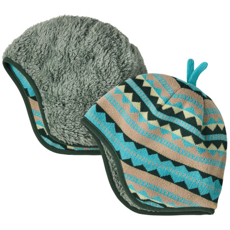 Patagonia Baby Reversible Beanie gyerek sapka szürke Diamond Stripe: Snowmelt Blue