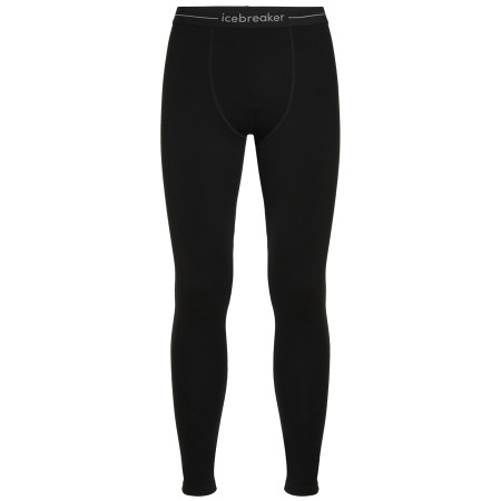 Icebreaker Men 300 MerinoFine™ Polar Leggings férfi funkcionális aláöltözet fekete Black