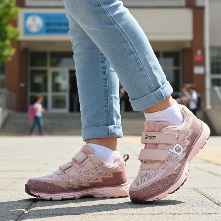 Bugga Tempe Light Pink gyerek tornacipő