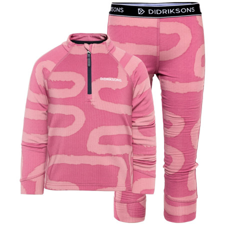 Didriksons Jadis Kids Pr Set 5 Path Heather Pink gyerek funkcionális öltözet rózsaszín Path Heather Pink