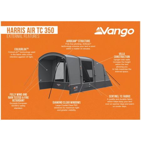 Vango Harris Air TC 350 felfújható sátor