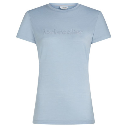Icebreaker Women M 150 Tech Lite SS Tee IBStitchlin női funkcionális felső világoskék Zinc Blue