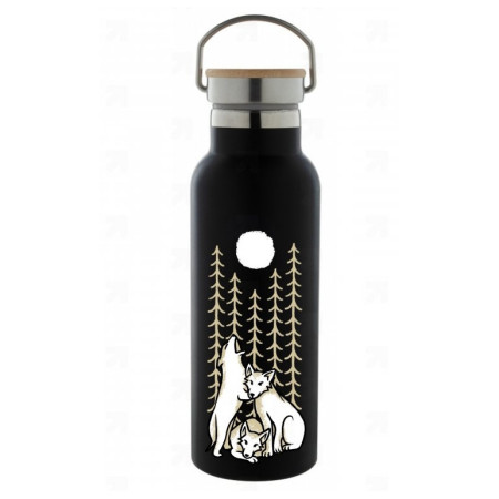 České parky Wolfík termosz fekete