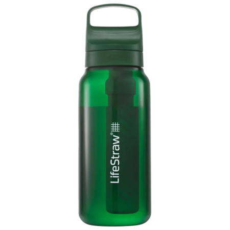 LifeStraw Go 2.0 Water Filter Bottle 1L filteres kulacs sötétzöld Terrace Green