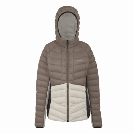 Regatta Women’s Hooded Dalent női dzseki világos barna Moc/PerPl/Bk