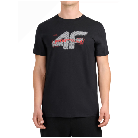 4F Tshirt M3565 férfi póló fekete Deep Black