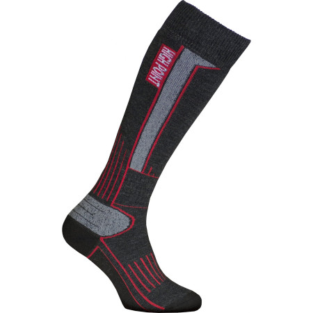 Térdzokni High Point Glacier 2.0 Merino fekete/szürke Black/grey