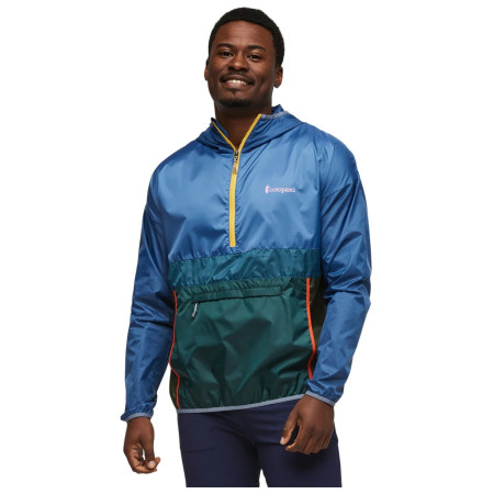 Cotopaxi Teca Half-Zip Windbreaker férfi dzseki kék/zöld Thumbs Up