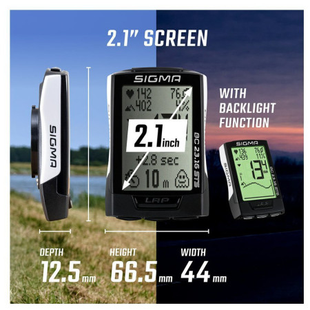 Sigma BC 23.16 STS/CAD vezeték nélküli sebességmérő