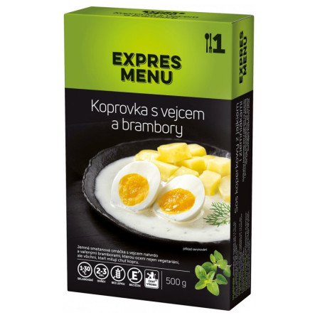 Expres menu KM kapormártás tojással és krumplival készétel