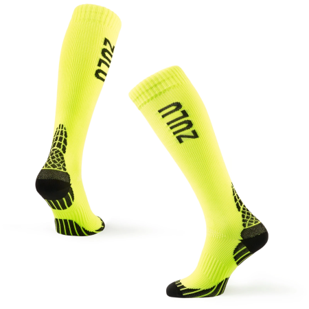 Zulu Run Compression kompressziós térdzokni sárga/fekete yellow/black