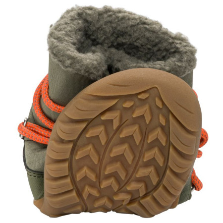 Viking Outdoor Footwear Birch Barefoot Warm WP Pull-on Olive gyerek téli cipő