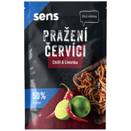 Sens Fűszeres kukacok – Chilli & Lime 12 g ehető kukac