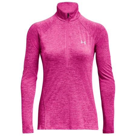 Under Armour Tech 1/2 Zip - Twist női funkcionális felső rózsaszín