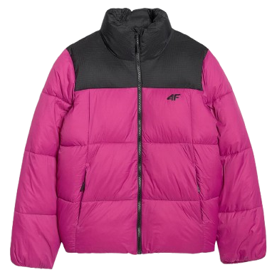 4F Down Jacket F581 női dzseki rózsaszín HOT PINK