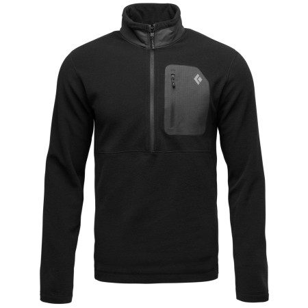 Black Diamond Rift HZ Fleece Jacket férfi pulóver fekete Black-Black
