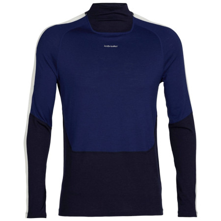 Férfi funkciós póló Icebreaker M 200 Sonebula Ls High Neck sötétkék
