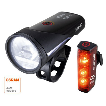 Sigma Aura 100 + Blaze Link első/hátsó lámpa